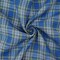 Blue-Green-Multi Moygashel Washed Plaid Irish Linen Woven Fabric By the Yard